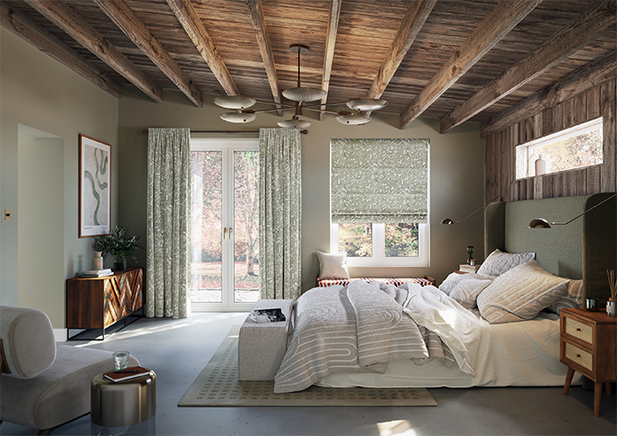 Aviary Velvet, Spruce - Made to Measure Curtain - Image 14